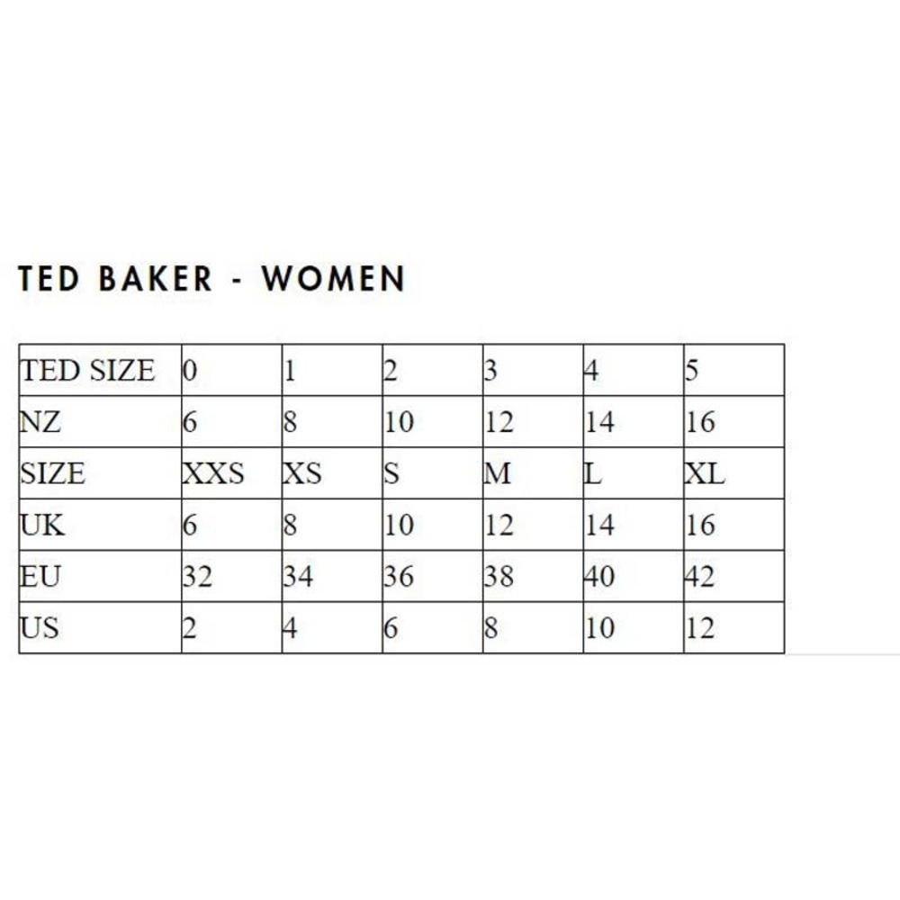 Ted Baker Serenity Contrast Pleated Floral Print Dress - Picture 8 of 10